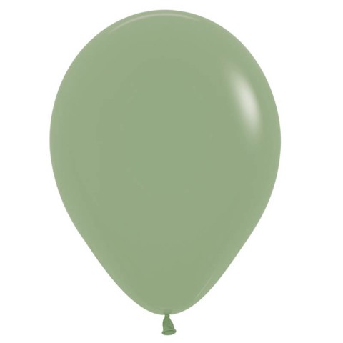 Balony lateksowe zielony eukaliptus, 30 cm 3 szt.