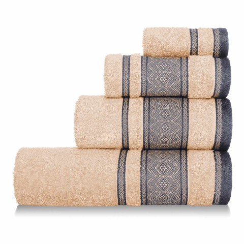 Beżowy Ręcznik 100x150 PANAMA 100% bawełna