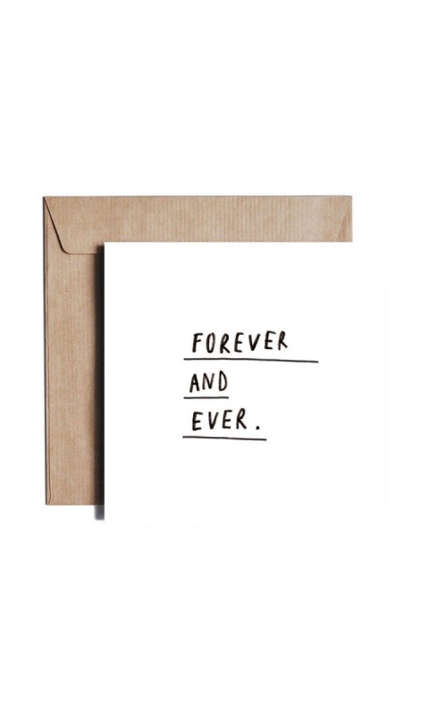 Kartka okolicznościowa "Forever and Ever"
